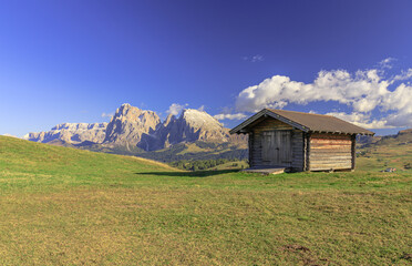 house in the mountains
