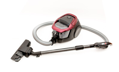 Vacuum cleaner on a white background clean house cleaning