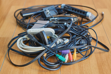 Cables enredados