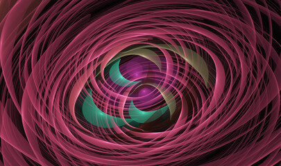 fractal on black