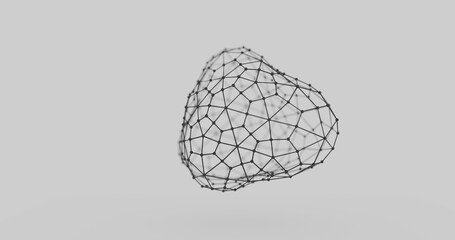 3d wireframe render 