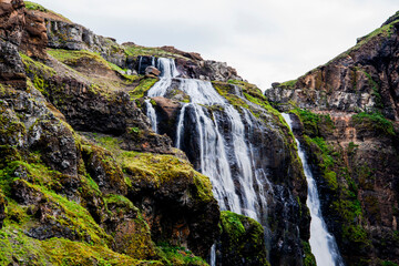 Obraz premium 2021 08 09 Western Iceland Glymur waterfall 7