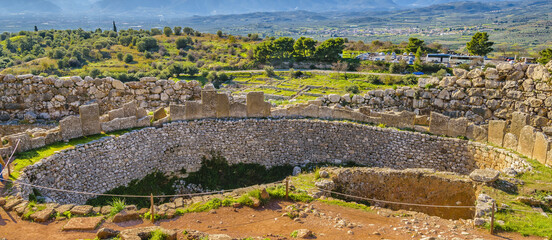 Mycenae City, Peloponnese, Greece