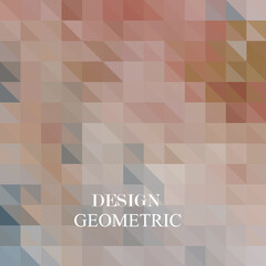 Vector light beige modern geometric background. Vector illustration.