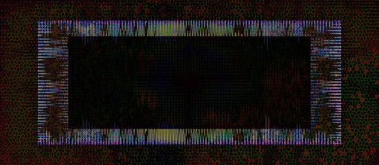 Abstract grunge border background image.