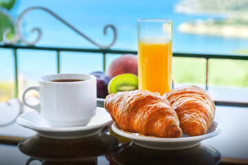 Breakfast on the balcony
