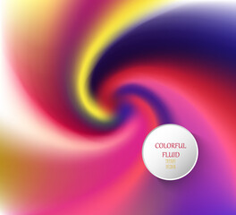 Modern colorful flow poster. Wave Liquid shape color background. Art design for your design project.
