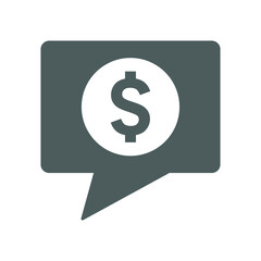 Comment, forum, sms icon. Gray vector graphics.