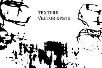 Texture vector black and white, abstract background grunge copy space 