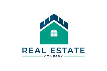 fortress real estate logo design, construction logo template
