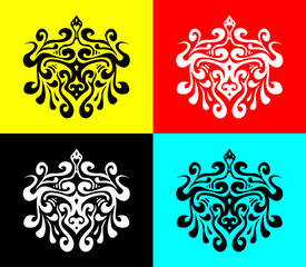 set of tribal elements, tribal tattoo design, Vector tribal ornament, abstract ornament, tribal art