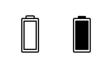 Battery icons set. battery Charging sign. battery charge level