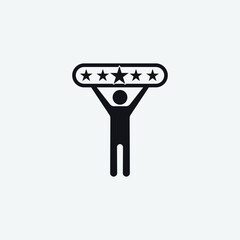 Quality_management vector icon illustration sign