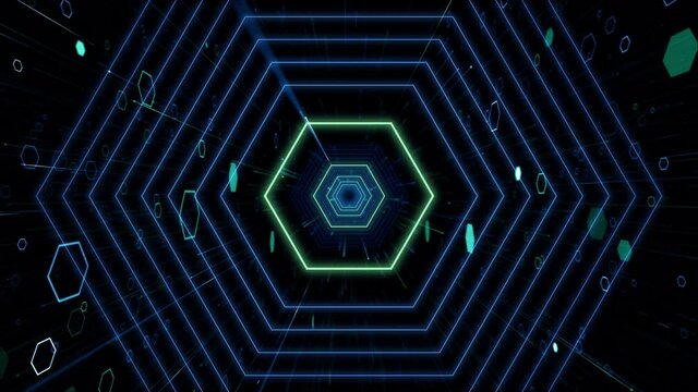 VJ light event particles openers titles concert game stage party led neon tunnel background loop