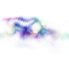 Seamless seventies tie dye stripe bokeh texture. Hippie summer wavy striped repeat background with ink dyed effect.