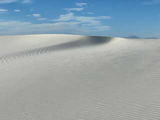 White sands