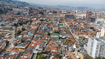 Fototapeta na wymiar Bogota city center