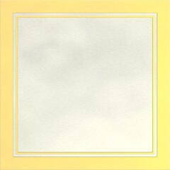 金色のフレームと銀背景のイラスト