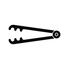 tongs icon. sign design. vector illustration