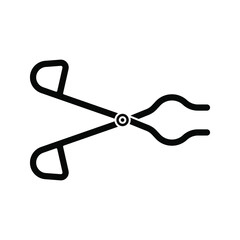 tongs icon. sign design. vector illustration