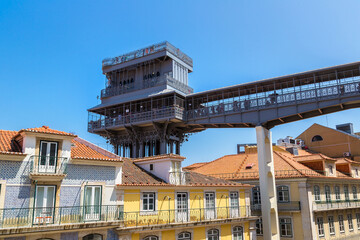 Santa Justa lift in Lisbon