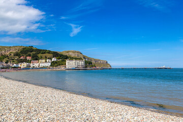 Beach in llandudno in Wales