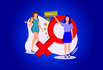 Feminism illustration exclusive design inspiration