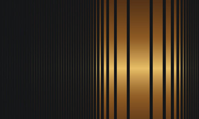 Modern abstract background black dop with golden luxury