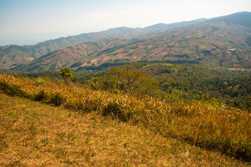 autumn landscape in mountains