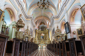 Fototapeta na wymiar Belarus, Pinsk, Frantiskanske Kostol