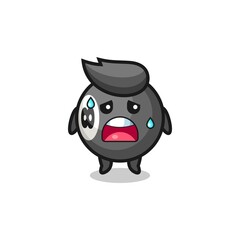 the fatigue cartoon of billiard