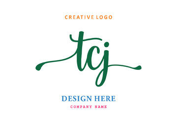 TCJ lettering logo is simple, easy to understand and authoritative