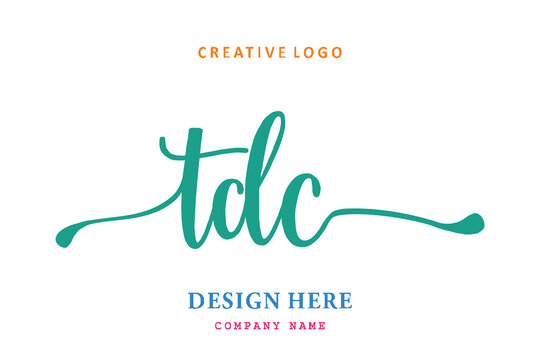 TDC lettering logo is simple, easy to understand and authoritative