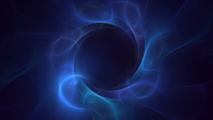 3D rendering abstract circle light background