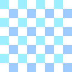 checkered pattern, light blue interspersed with dark blue. Seamless pattern, checkered pattern.