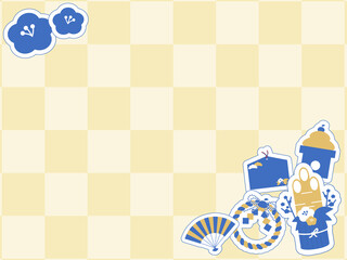 お正月に使える和柄の背景素材