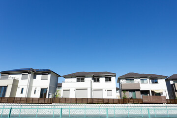 Fototapeta premium 一戸建て 新興住宅地