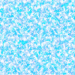 Blue abstract seamless watercolor pattern 