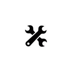 Maintenance simple flat icon vector illustration