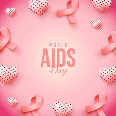 Gradient world aids day background	