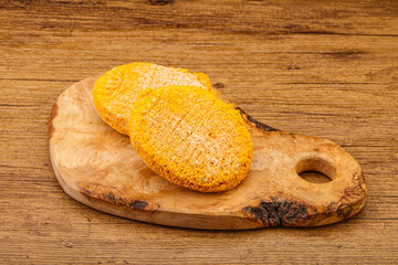 Raw chicken cutlet for roast