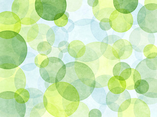 背景　背景素材　テクスチャ　水彩　グランジ　壁紙　丸　円　質感　素材　緑　黄緑　水色　グリーン