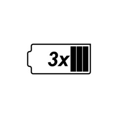 fast charging icon illustration in black and white design, suitable for technology.