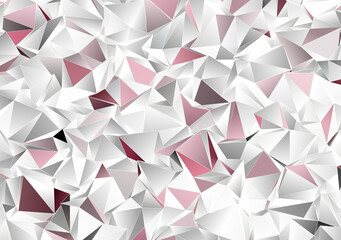 Fototapeta premium 3d Triangles, abstract background. Design wallpaper.