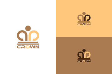 Abstract crown logo vector suitable for legal, law enforcement, solicitor, advocate, law firms