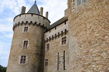 Fototapeta na wymiar Château de Suscinio en Bretagne