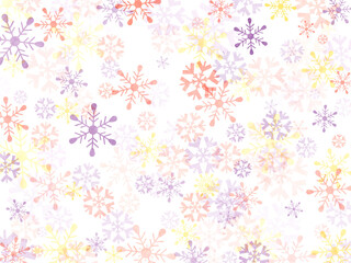 背景　雪の結晶　雪　霜　クリスマス　冬　背景素材　テクスチャ　水彩　グランジ　壁紙　質感　素材