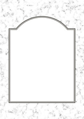 アンティーク風な大理石の背景のフレーム