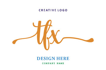 TFX lettering logo is simple, easy to understand and authoritative