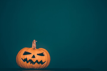 Halloween Pumpkins On a Spooky Night